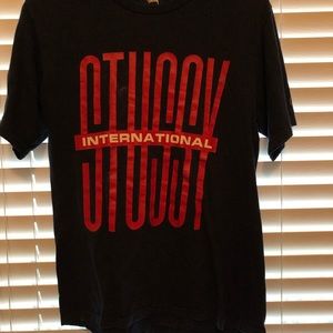 Vintage Stussy International Spellout Logo Shirt
